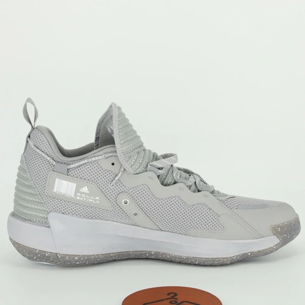 Adidas Dame 7 EXTPLY Opponent Advisory Grey Basketball Shoes GW7904 Mens Size 17
